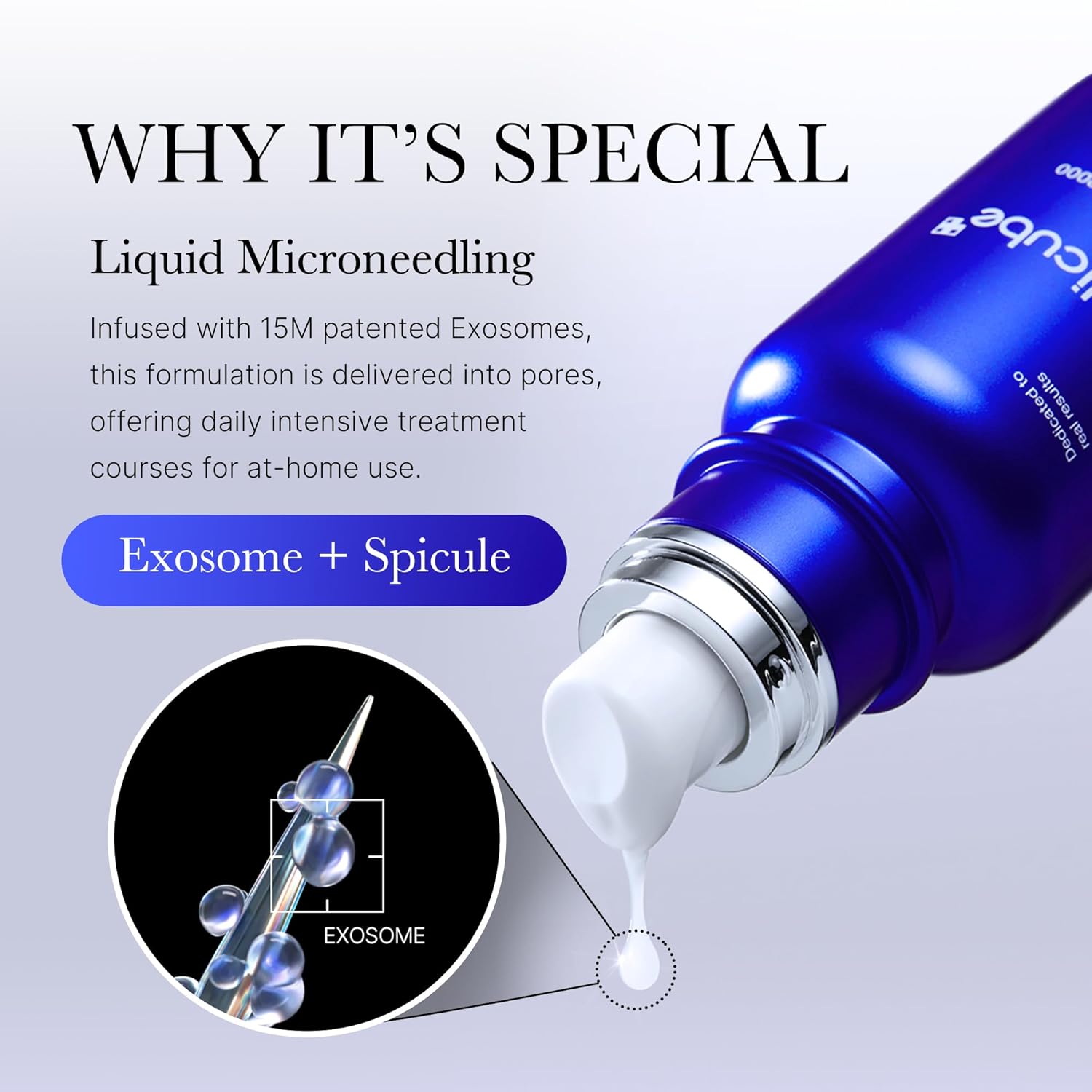 Medicube Zero Exosome Shot 7,500 PPM Spicule Facial Serum Skin Booster