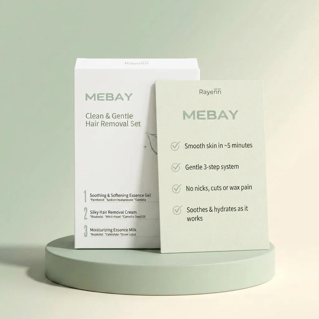 Rayenn Hair Removal Trilogy Kit — benefits card
