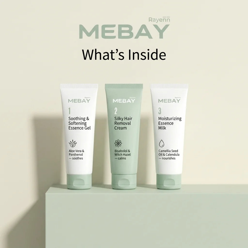 Rayenn Hair Removal Trilogy Kit — ingredients