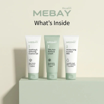 Rayenn Hair Removal Trilogy Kit — ingredients